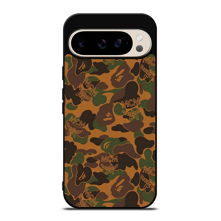 BAPE X MCM WORLDWIDE Google Pixel 9 Pro Case Cover