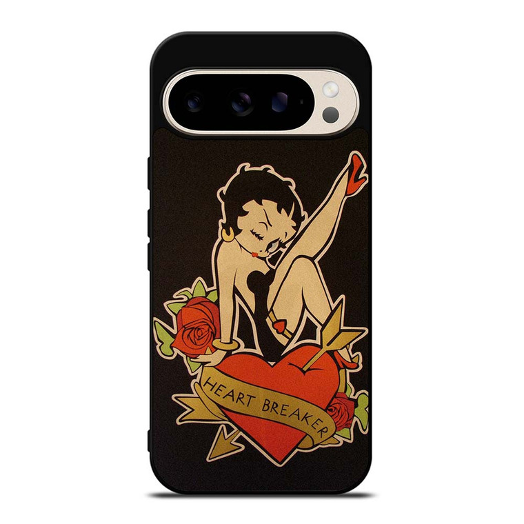 BETTY BOOP HEART BREAKER Google Pixel 9 Pro Case Cover BETTY BOOP HEART BREAKER Google Pixel 9 Pro Case Cover