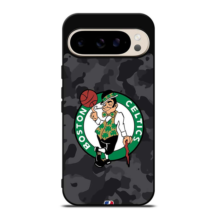 BOSTON CELTICS BLACK CAMO Google Pixel 9 Pro Case Cover