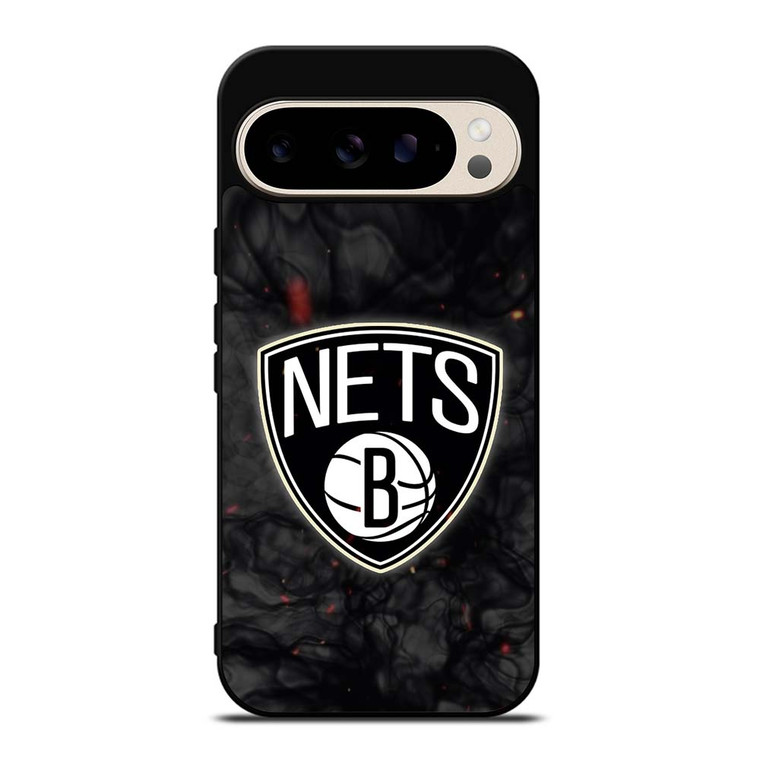 BROOKLYN NETS BASKETBALL NBA FIRE Google Pixel 9 Pro Case Cover