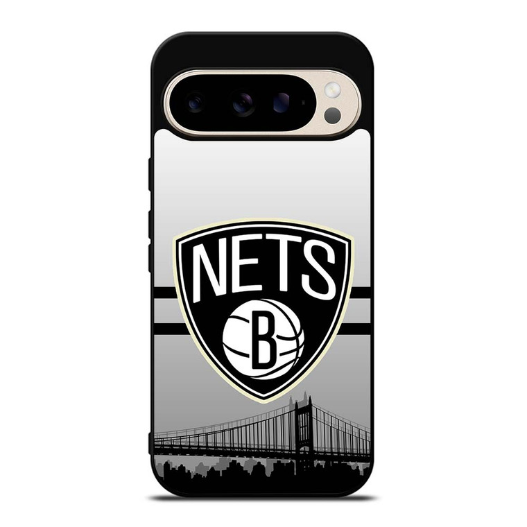 BROOKLYN NETS NBA SKYLINE Google Pixel 9 Pro Case Cover