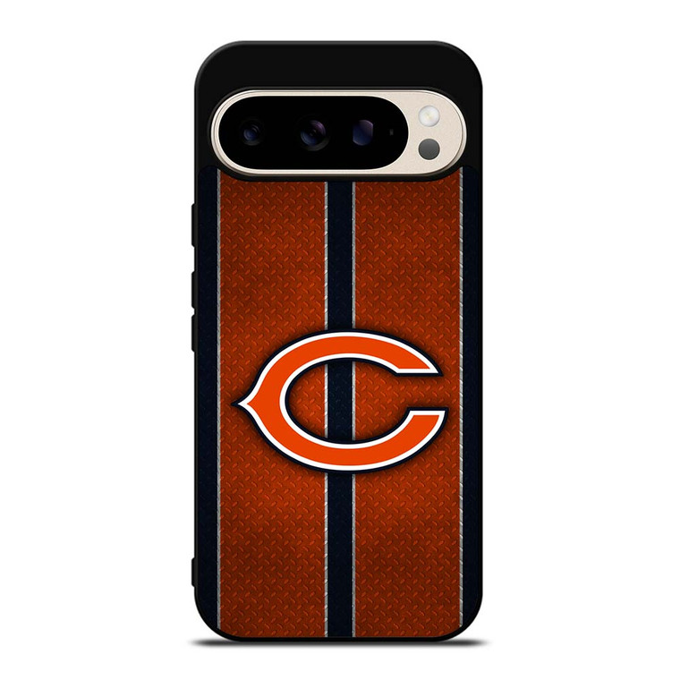 CHICAGO BEARS NFL METAL STRIPE Google Pixel 9 Pro Case Cover