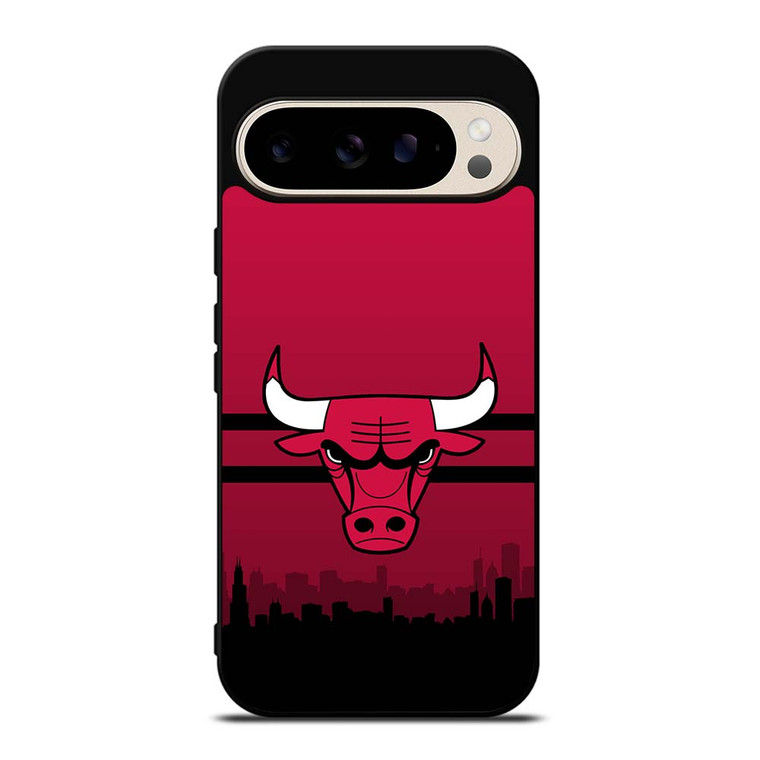 CHICAGO BULLS NBA SKYLINE Google Pixel 9 Pro Case Cover