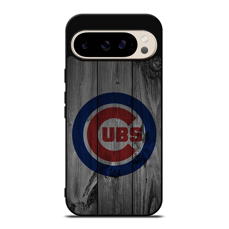 CHICAGO CUBS BASEBALL MLB WOOD LOGO Google Pixel 9 Pro Case Cover