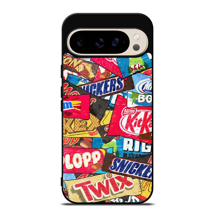 CHOCOLATE WAFER SNACK COLLAGE Google Pixel 9 Pro Case Cover