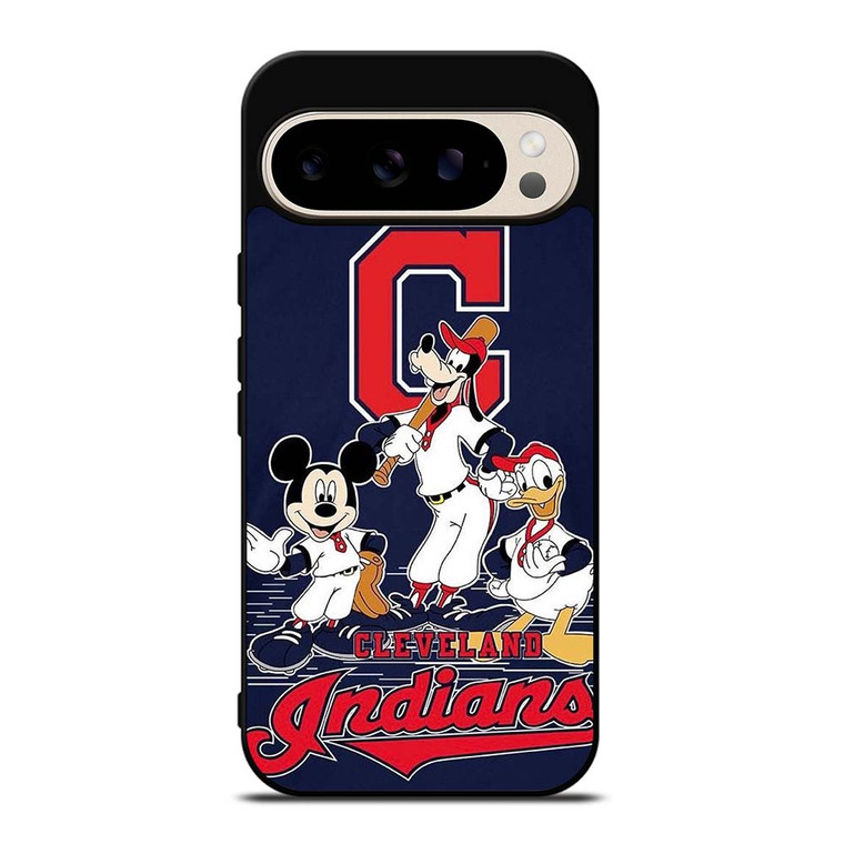 CLEVELAND INDIANS BASEBALL DISNEY MICKEY DONALD GOOFY Google Pixel 9 Pro Case Cover