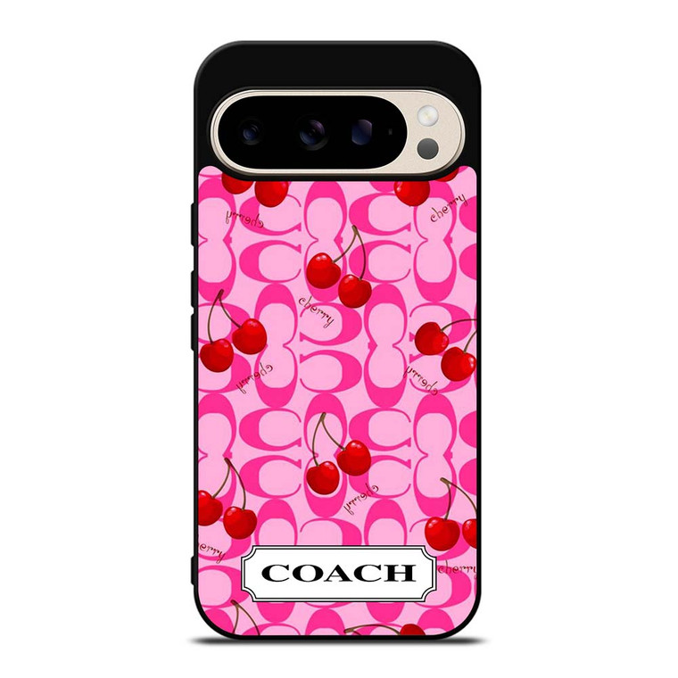 COACH NEW YORK LOGO CHERRY Google Pixel 9 Pro Case Cover
