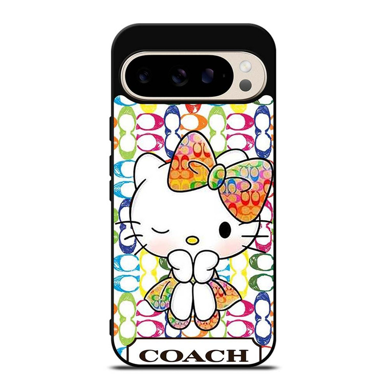COACH NEW YORK LOGO CUTE HELLO KITTY Google Pixel 9 Pro Case Cover