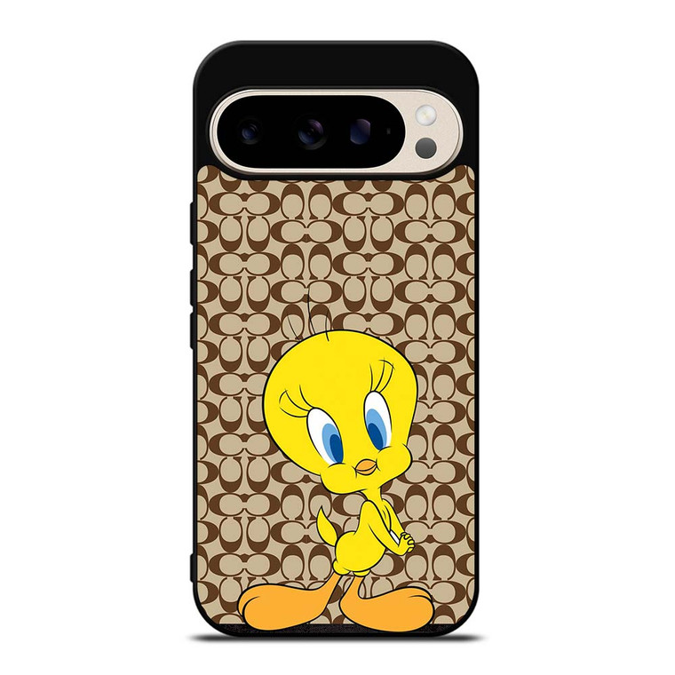 COACH NEW YORK LOGO TWEETY BIRD Google Pixel 9 Pro Case Cover