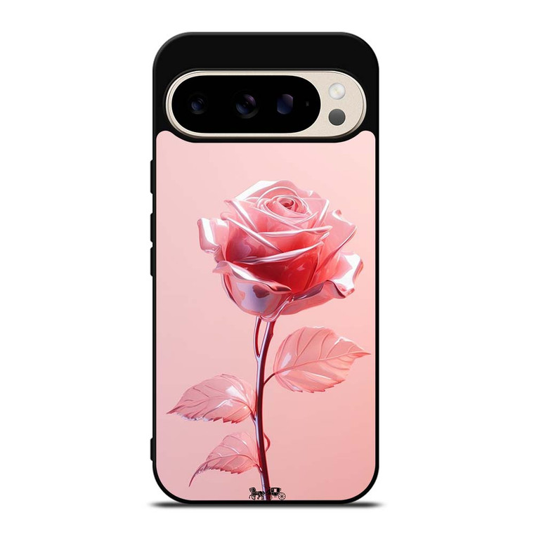 COACH NEW YORK PINK ROSE Google Pixel 9 Pro Case Cover