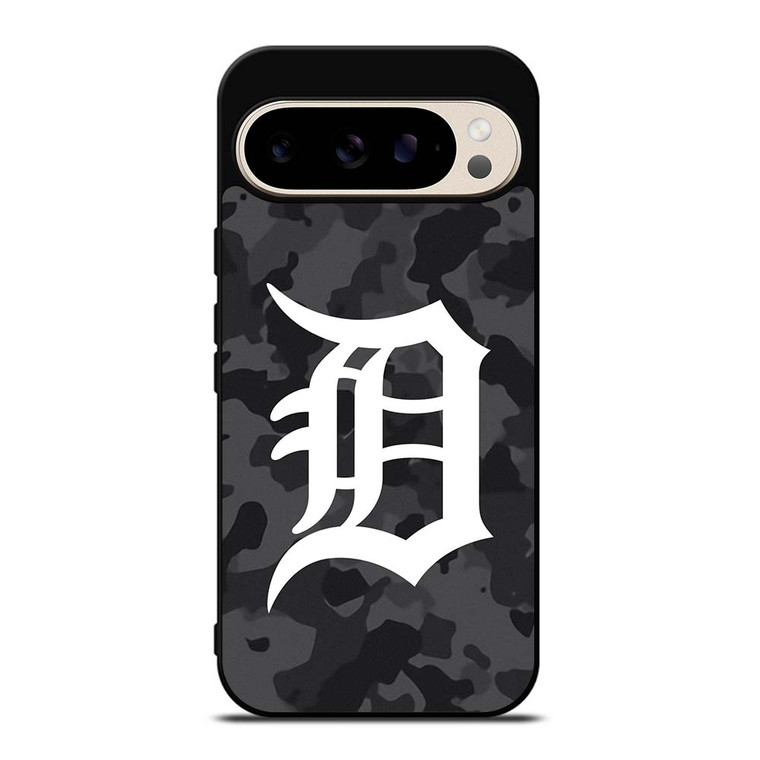DETROIT TIGERS BASEBALL BLACK CAMO Google Pixel 9 Pro Case Cover
