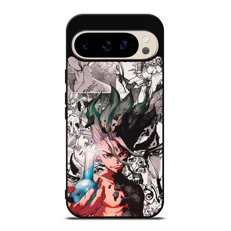 DR STONE ANIME BLACK WHITE Google Pixel 9 Pro Case Cover