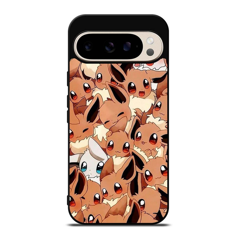 EEVEE POKEMON POCKET MONSTERS COLLAGE Google Pixel 9 Pro Case Cover