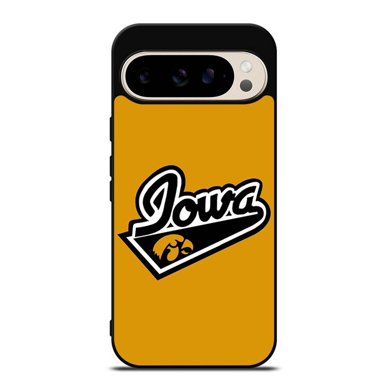 IOWA HAWKEYES UNIVERSITY BASKETBALL TEAM LOGO Google Pixel 9 Pro Case Cover