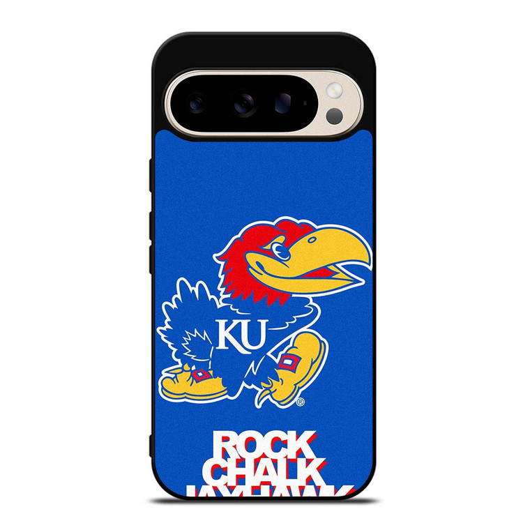 KANSAS JAYHAWKS ROCK CHALK Google Pixel 9 Pro Case Cover