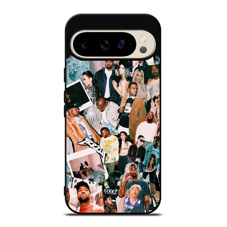 KANYE WEST RAPPER COLLAGE Google Pixel 9 Pro Case Cover