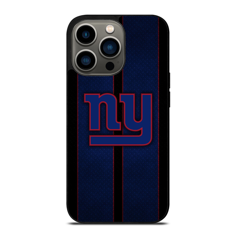 NEW YORK GIANTS NFL METAL STRIPE iPhone 13 Pro Case Cover NEW YORK GIANTS NFL METAL STRIPE iPhone 13 Pro Case Cover