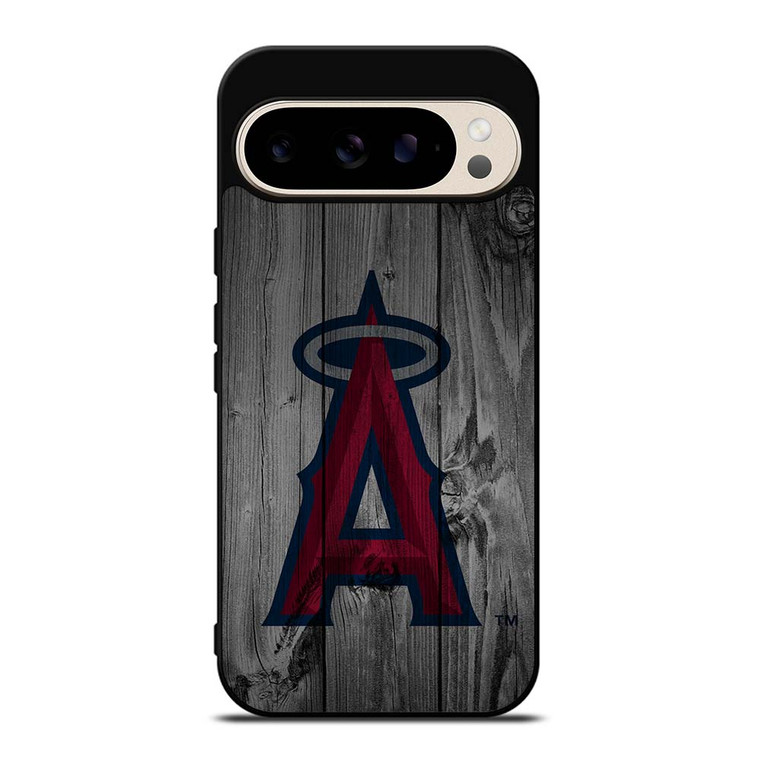 LOS ANGELES ANGELS BASEBALL MLB WOOD LOGO Google Pixel 9 Pro Case Cover