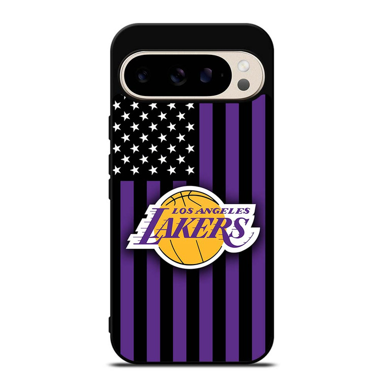 LOS ANGELES LAKERS NBA USA FLAG Google Pixel 9 Pro Case Cover