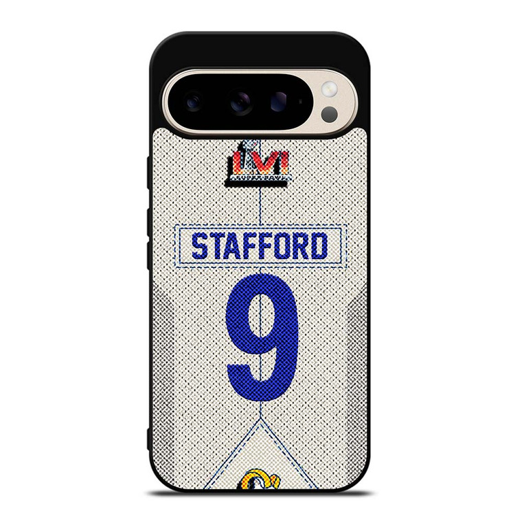 MATTHEW STAFFORD LOS ANGELES RAMS NFL SUPER BOWL LVI Google Pixel 9 Pro Case Cover