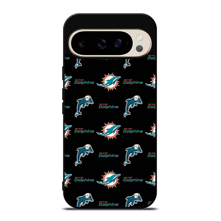 MIAMI DOLPHINS FOOTBALL PATTERN Google Pixel 9 Pro Case Cover