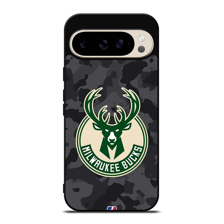 MILWAUKEE BUCKS BLACK CAMO Google Pixel 9 Pro Case Cover
