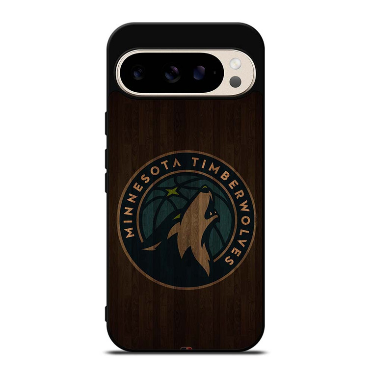 MINNESOTA TIMBERWOLVES BASKETBALL COURT NBA Google Pixel 9 Pro Case Cover