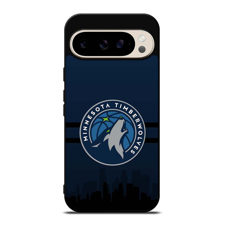 MINNESOTA TIMBERWOLVES NBA SKYLINE Google Pixel 9 Pro Case Cover