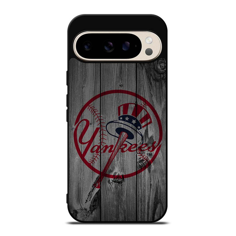 NEW YORK YANKEES BASEBALL MLB WOOD LOGO Google Pixel 9 Pro Case Cover