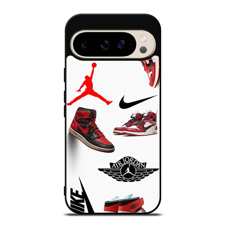NIKE AIR JORDAN SHOES COLLAGE Google Pixel 9 Pro Case Cover NIKE AIR JORDAN SHOES COLLAGE Google Pixel 9 Pro Case Cover