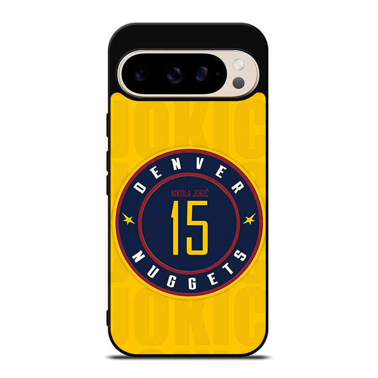 NIKOLA JOKIC DENVER NUGGETS LOGO Google Pixel 9 Pro Case Cover