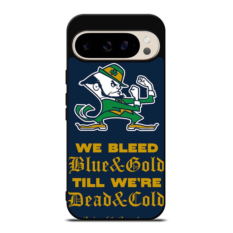 NOTRE DAME BLEED BLUE AND GOLD Google Pixel 9 Pro Case Cover