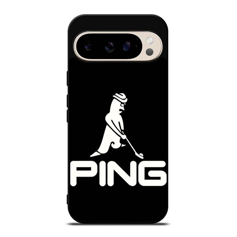 PING GOLF BLACK LOGO Google Pixel 9 Pro Case Cover