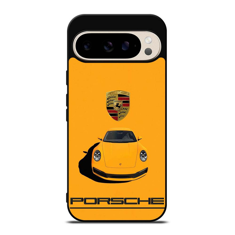 PORSCHE CAR LOGO YELLOW Google Pixel 9 Pro Case Cover