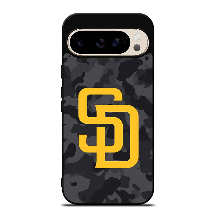 SAN DIEGO PADRES BASEBALL BLACK CAMO Google Pixel 9 Pro Case Cover