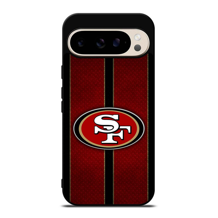 SAN FRANCISCO 49ERS NFL METAL STRIPE Google Pixel 9 Pro Case Cover