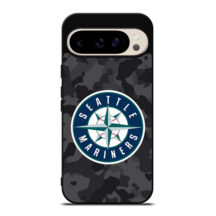 SEATTLE MARINERS BASEBALL BLACK CAMO Google Pixel 9 Pro Case Cover
