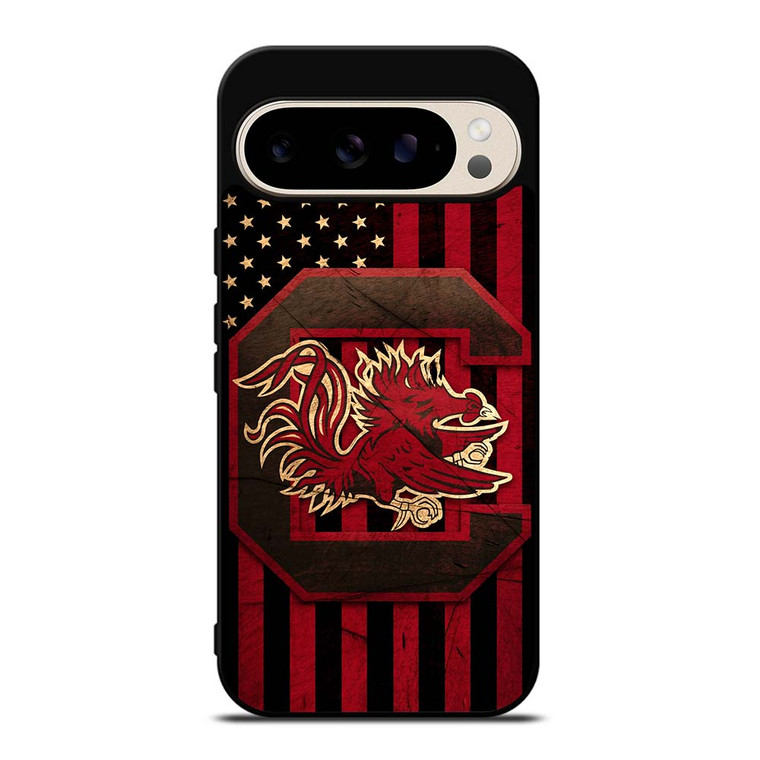 SOUTH CAROLINA GAMECOCKS FOOTBALL FLAG Google Pixel 9 Pro Case Cover