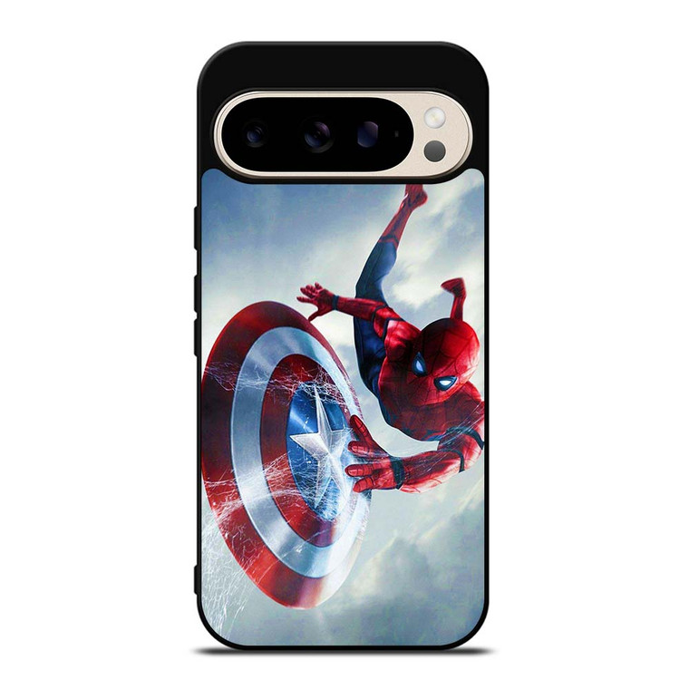 SPIDERMAN X CAPTAIN AMERICA Google Pixel 9 Pro Case Cover