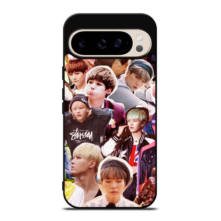 SUGA BTS BANGTAN BOYS COLLAGE Google Pixel 9 Pro Case Cover