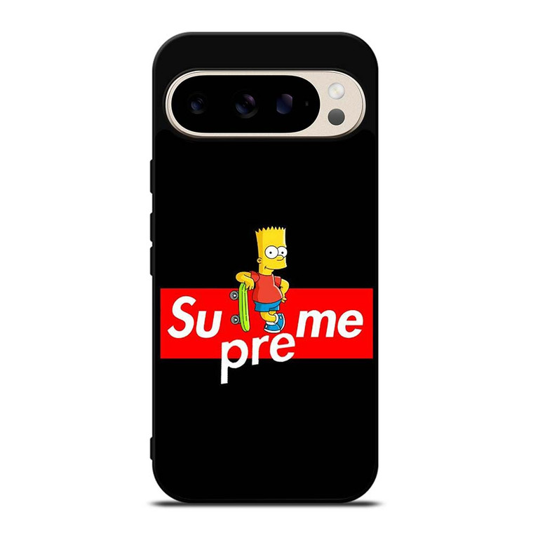 SUPREME BART SIMPSONS SKATEABOARD Google Pixel 9 Pro Case Cover