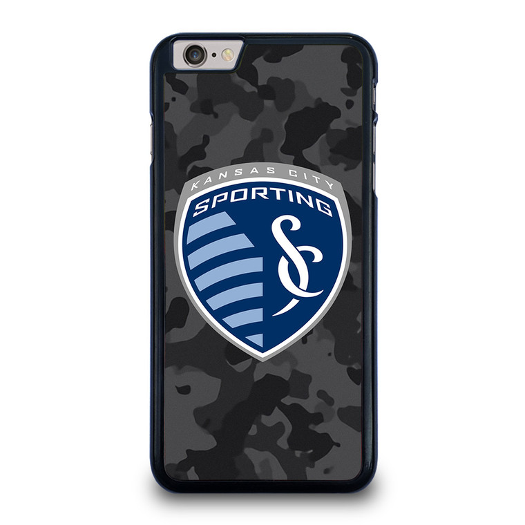 SPORTING KANSAS CITY MLS BLACK CAMO iPhone 6 / 6S Plus Case Cover