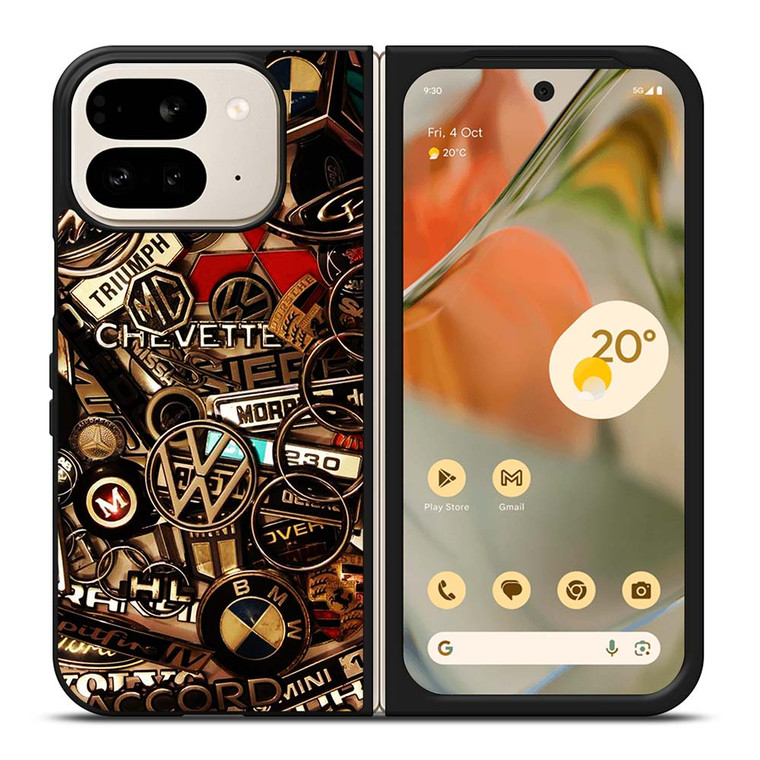 ALL CARS METAL LOGO Google Pixel 9 Pro Fold Case Cover