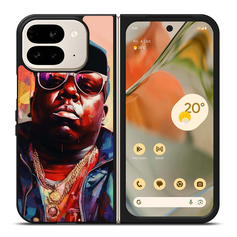 BIGGIE SMALL NOTORIOUS BIG RAPPER ART Google Pixel 9 Pro Fold Case Cover