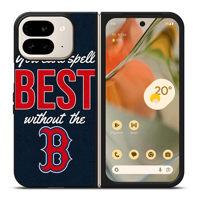 BOSTON RED SOX MLB BASEBALL BANTER FANS Google Pixel 9 Pro Fold Case Cover BOSTON RED SOX MLB BASEBALL BANTER FANS Google Pixel 9 Pro Fold Case Cover
