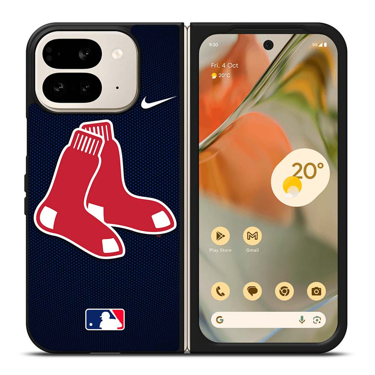 BOSTON RED SOX MLB BASEBALL NIKE Google Pixel 9 Pro Fold Case Cover BOSTON RED SOX MLB BASEBALL NIKE Google Pixel 9 Pro Fold Case Cover