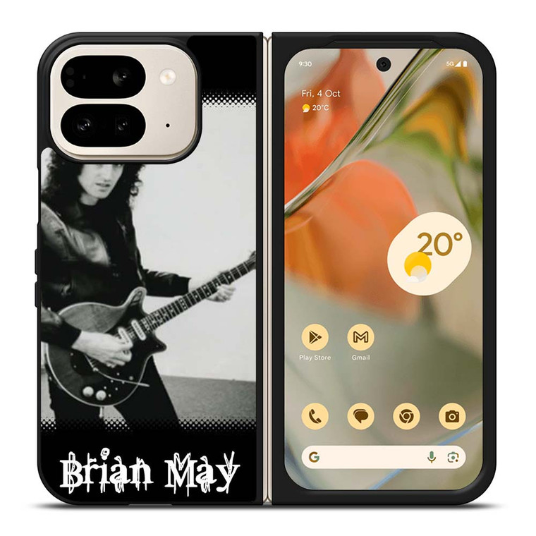 BRIAN MAY QUEEN GUITARIST Google Pixel 9 Pro Fold Case Cover BRIAN MAY QUEEN GUITARIST Google Pixel 9 Pro Fold Case Cover