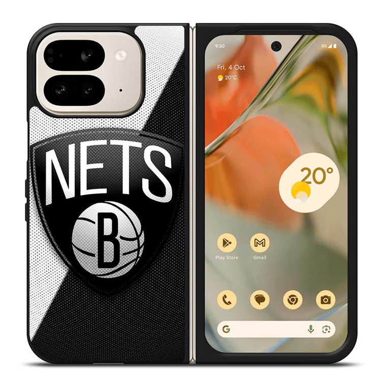 BROOKLYN NETS NBA BASKETBALL ICON Google Pixel 9 Pro Fold Case Cover BROOKLYN NETS NBA BASKETBALL ICON Google Pixel 9 Pro Fold Case Cover