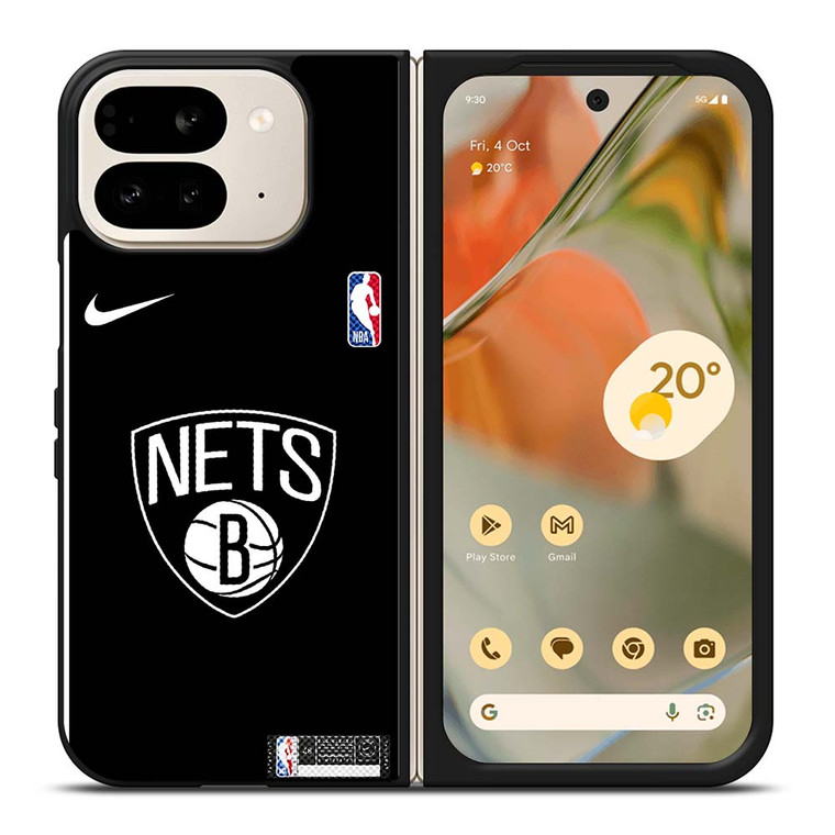 BROOKLYN NETS NIKE NBA BASKETBALL Google Pixel 9 Pro Fold Case Cover