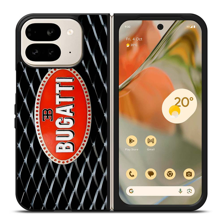 BUGATTI CARS METAL EMBLEM Google Pixel 9 Pro Fold Case Cover